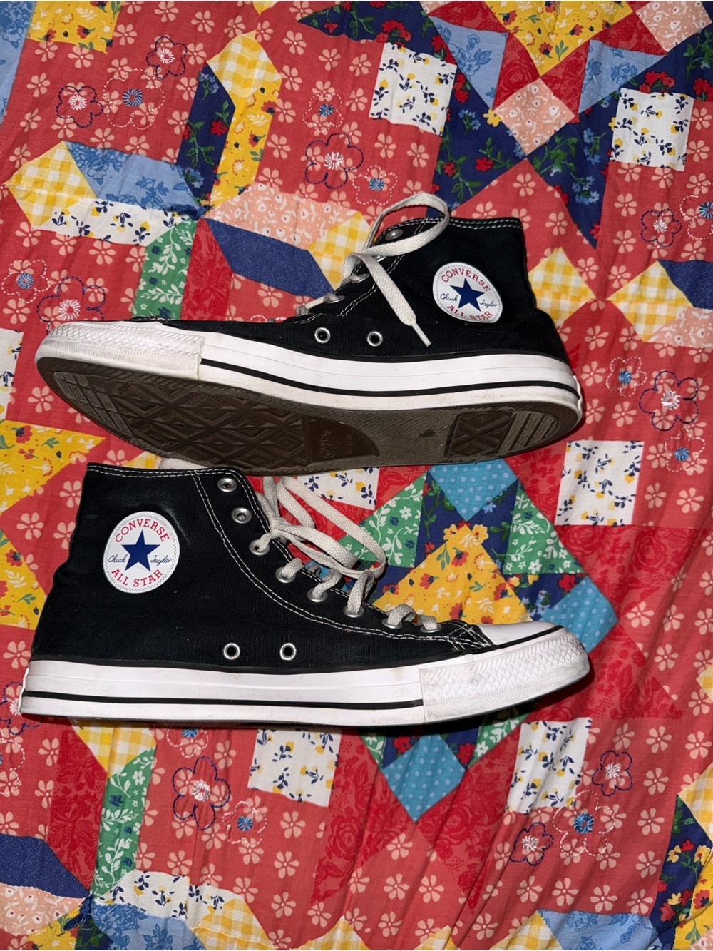 Converse Black & White High-Top Sneakers